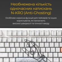 Купити Клавіатура Ducky One 3 RGB TKL White Cherry MX Blue - фото 14