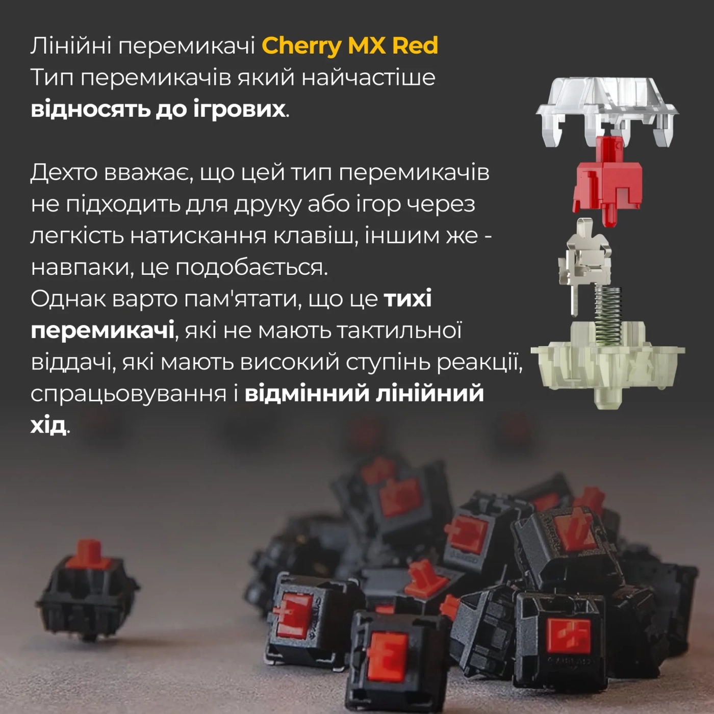Купити Клавіатура Ducky One 3 Mini Cherry MX Red - фото 6
