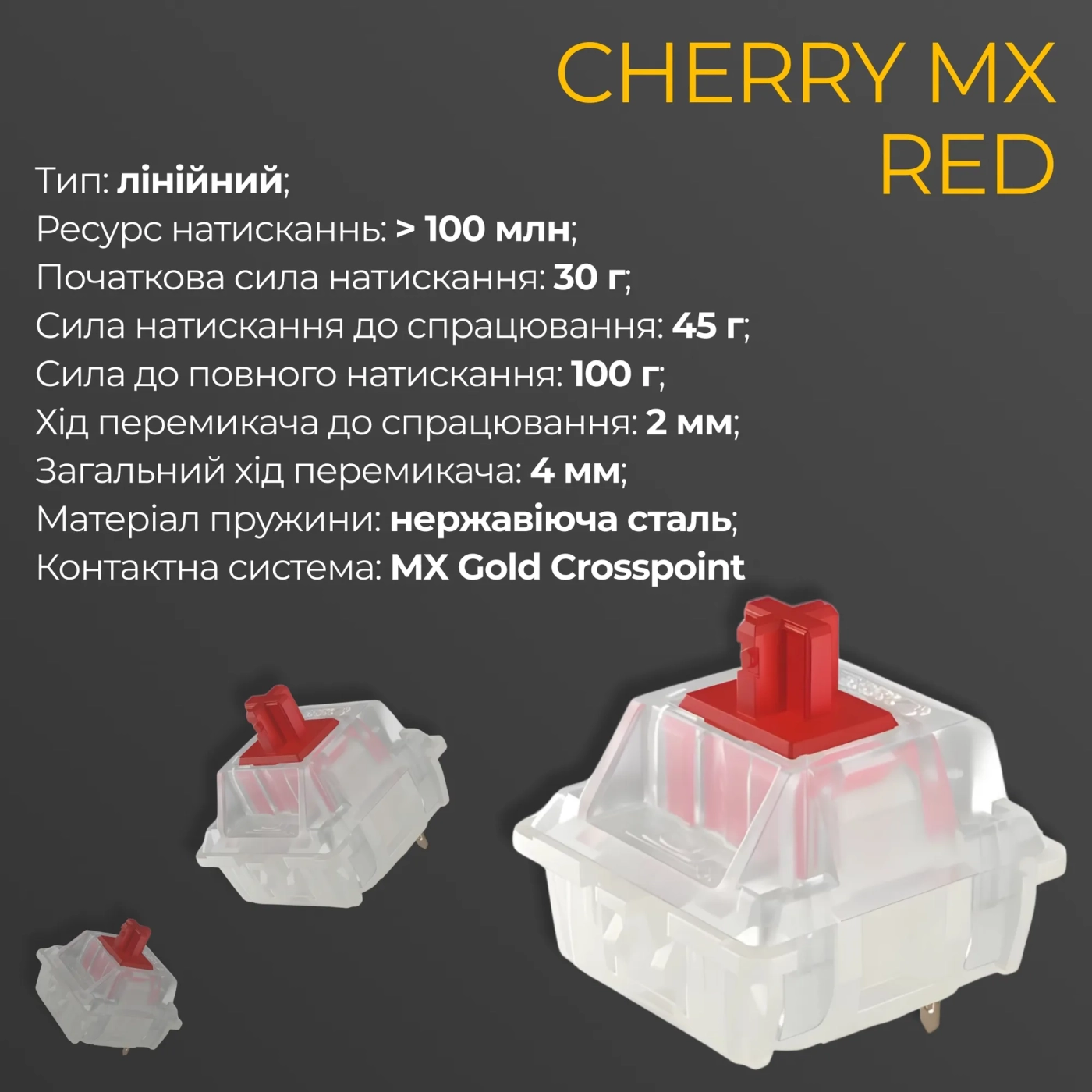 Купити Клавіатура Ducky One 3 Mini Cherry MX Red - фото 7