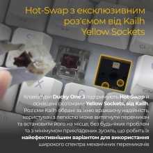 Купити Клавіатура Ducky One 3 Mini White Cherry MX Brown - фото 5