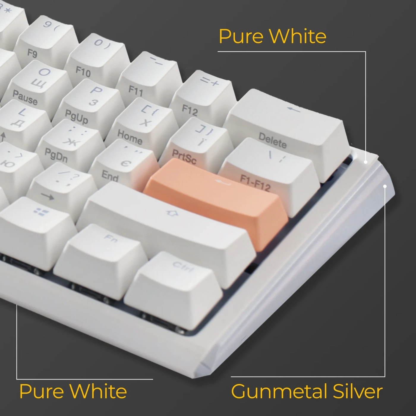 Купити Клавіатура Ducky One 3 Mini White Cherry MX Brown - фото 12