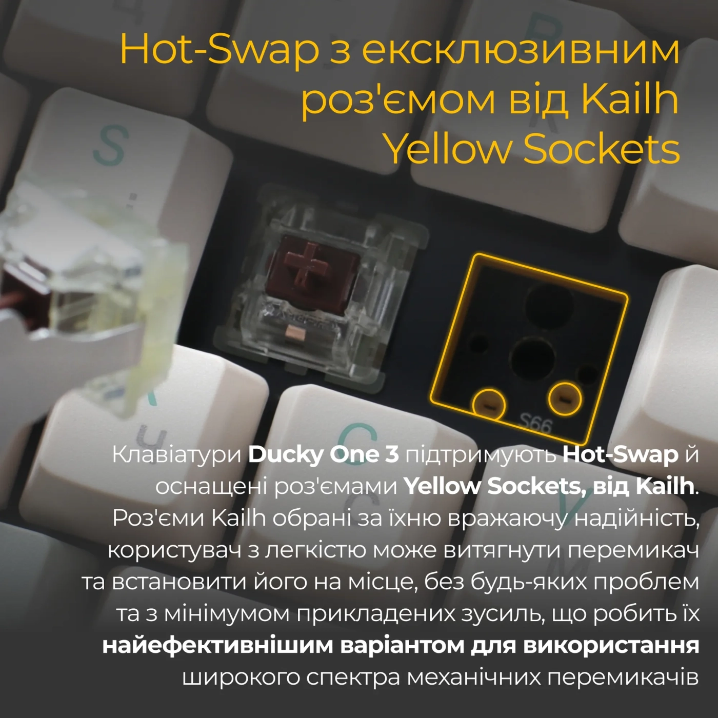 Купить Клавиатура Ducky One 3 Matcha Cherry MX Speed Silver (DKON2108-PUAPXМAEGGC1) - фото 5