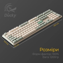 Купить Клавиатура Ducky One 3 Matcha Cherry MX Speed Silver (DKON2108-PUAPXМAEGGC1) - фото 11