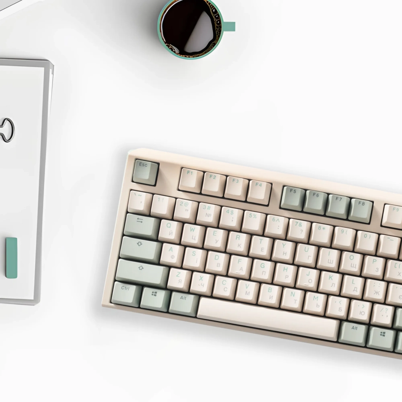Купить Клавиатура Ducky One 3 Matcha Cherry MX Speed Silver (DKON2108-PUAPXМAEGGC1) - фото 15