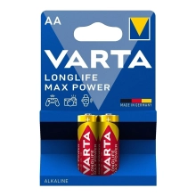 Купить Батарейка VARTA LONGLIFE MAX POWER Alkaline AA 2 шт (04706101412) - фото 1