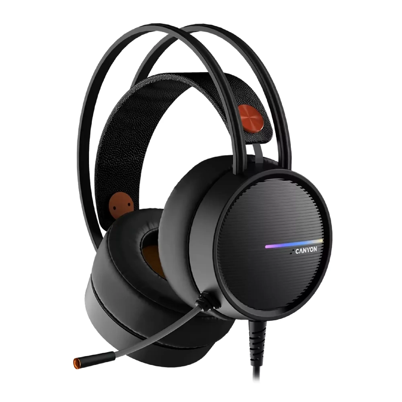 Купити Навушники Canyon Interceptor GH-8A Black-Orange (CND-SGHS8A) - фото 1