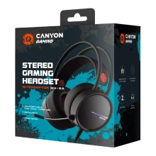 Купити Навушники Canyon Interceptor GH-8A Black-Orange (CND-SGHS8A) - фото 3