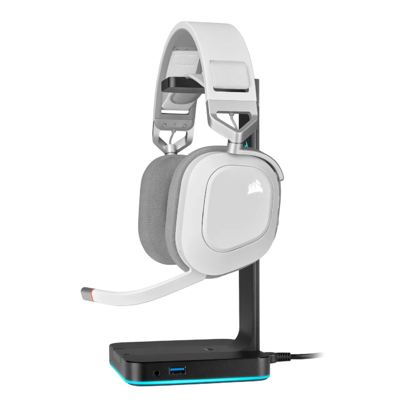 Купити Навушники Corsair HS80 RGB Wireless White (CA-9011236-EU) - фото 6