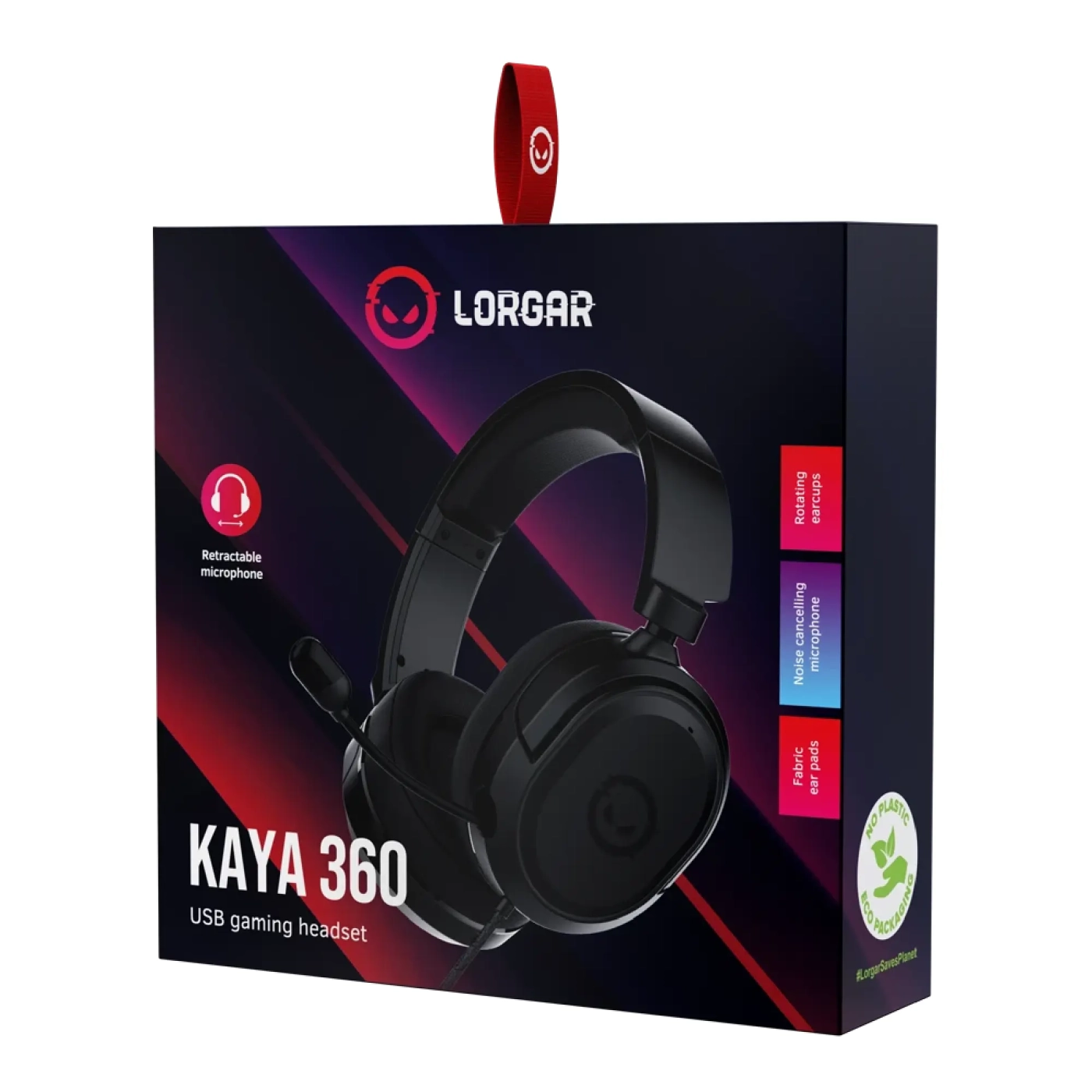 Купить Наушники Lorgar Kaya 360 USB Black (LRG-GHS360) - фото 6