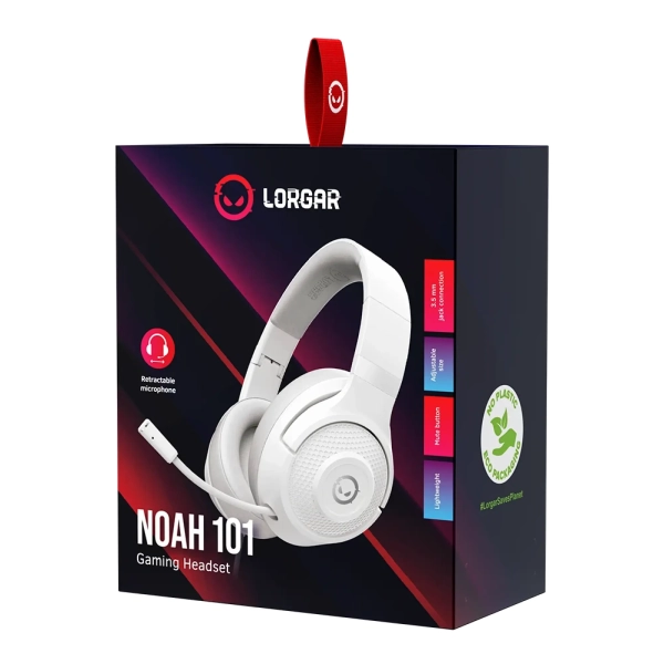 Купити Навушники Lorgar Noah 101 Gaming 3.5 мм White (LRG-GHS101W) - фото 7