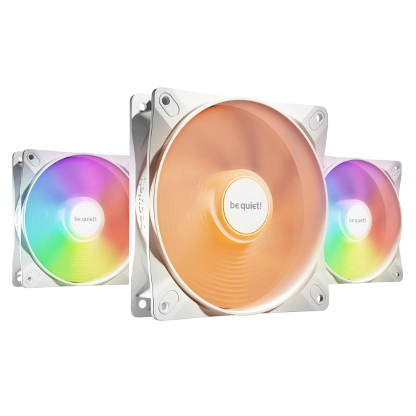 Купити Комплект вентиляторів be quiet! LIGHT WINGS LX 120mm PWM 3-Pack White (BL122) - фото 1