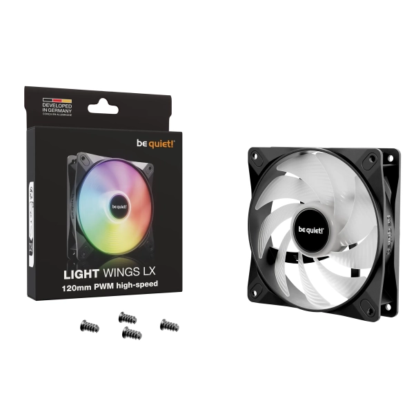 Купити Вентилятор be quiet! LIGHT WINGS LX 120mm PWM high-speed (BL123) - фото 5