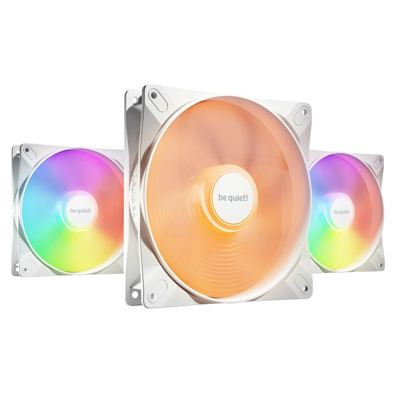 Купити Комплект вентиляторів be quiet! LIGHT WINGS LX 140mm PWM 3-Pack White (BL128) - фото 1