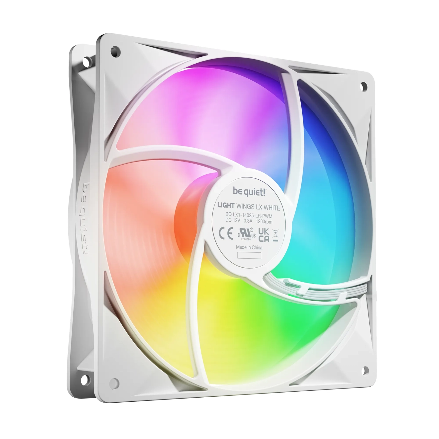 Купити Комплект вентиляторів be quiet! LIGHT WINGS LX 140mm PWM 3-Pack White (BL128) - фото 4