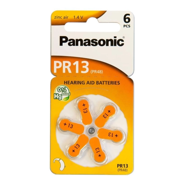 Купити Батарейка Panasonic PR13 (PR48, AC13, DA13, AG5, ZA13) 6 шт (PR-13/6LB) - фото 1