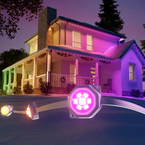 Купить Умная LED гирлянда Twinkly Permanent Lights (TWPL072STP-TEU) - фото 2