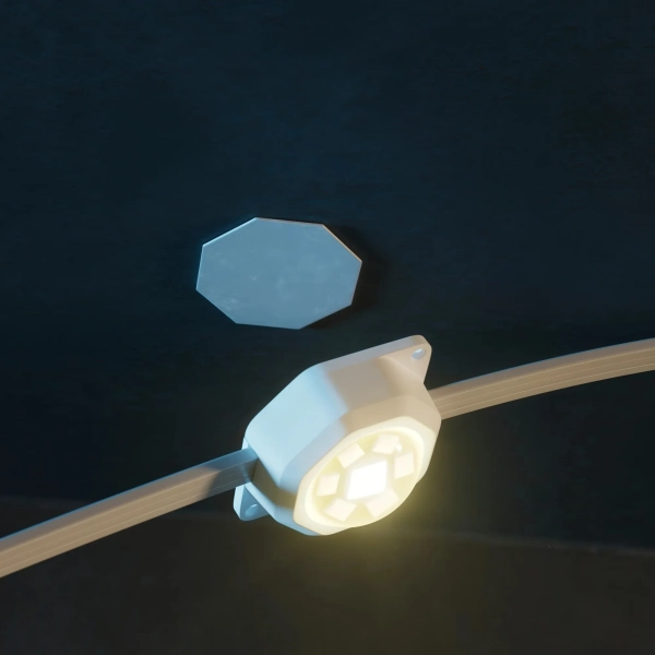 Купить Умная LED гирлянда Twinkly Permanent Lights (TWPL072STP-TEU) - фото 3