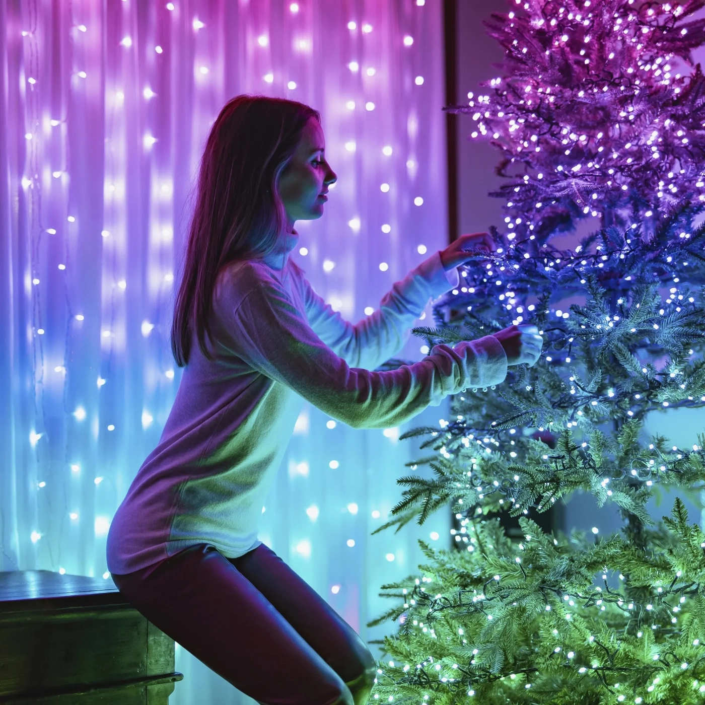 Купити Розумна LED гірлянда Twinkly Strings RGB 400LED 32m Black (TWS400STP-BEU) - фото 2