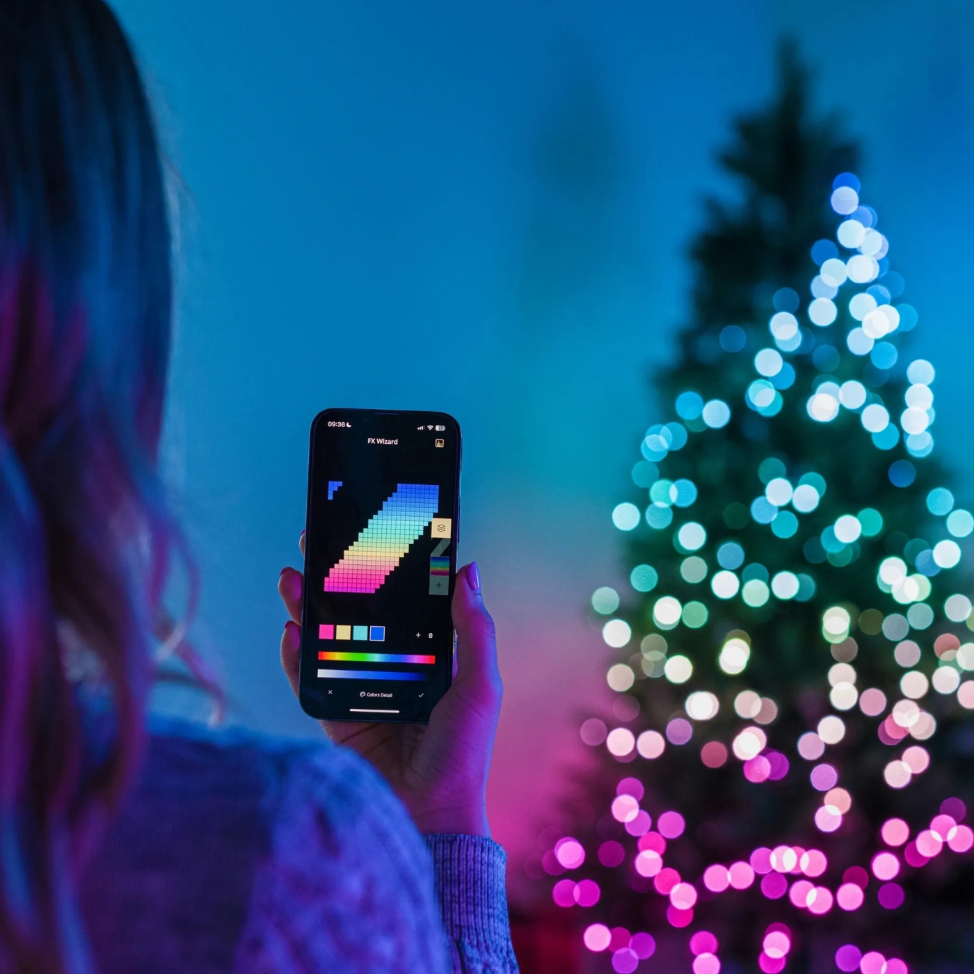 Купити Розумна LED гірлянда Twinkly Strings RGB 400LED 32m Black (TWS400STP-BEU) - фото 4