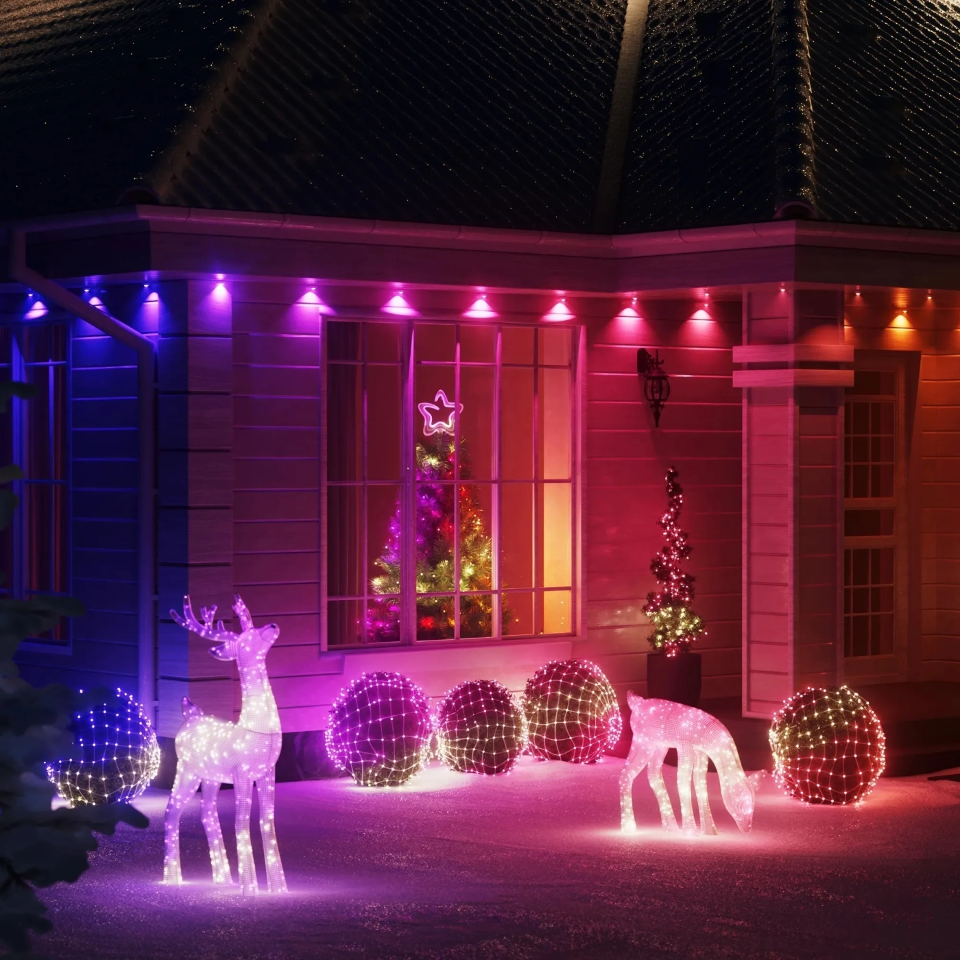 Купити Розумна LED гірлянда Twinkly Strings RGB 400LED 32m Black (TWS400STP-BEU) - фото 7