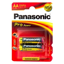 Купить Батарейка Panasonic PRO POWER ALKALINE AA 2 шт. (LR6XEG/2BP) - фото 1