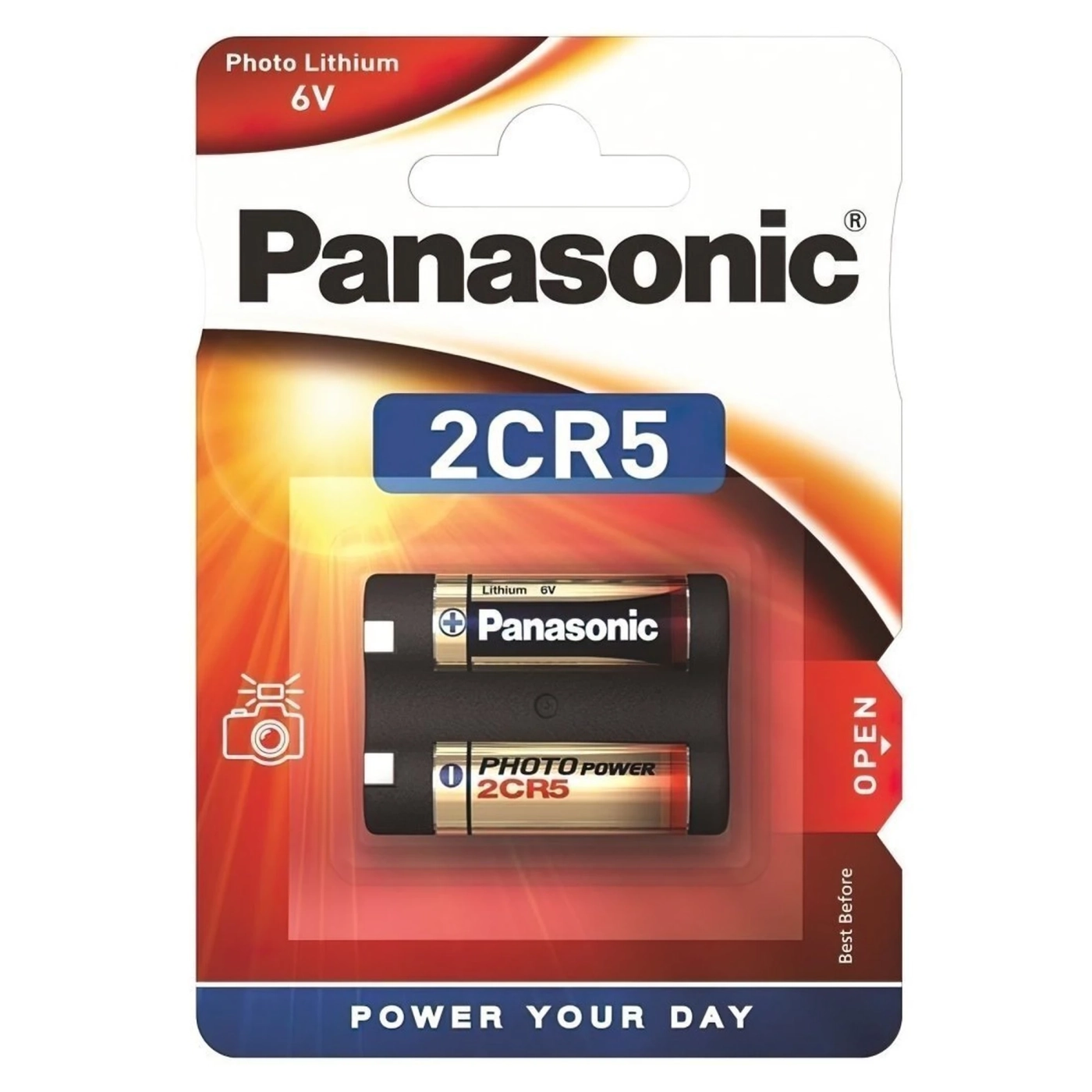 Купити Батарейка Panasonic LITHIUM 2CR5 1 шт. (2CR-5L/1BP) - фото 1