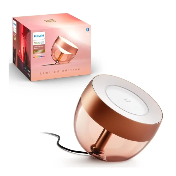 Купити Настільна лампа Philips Hue Iris, Color, BT, DIM, золотиста (929002376401) - фото 2