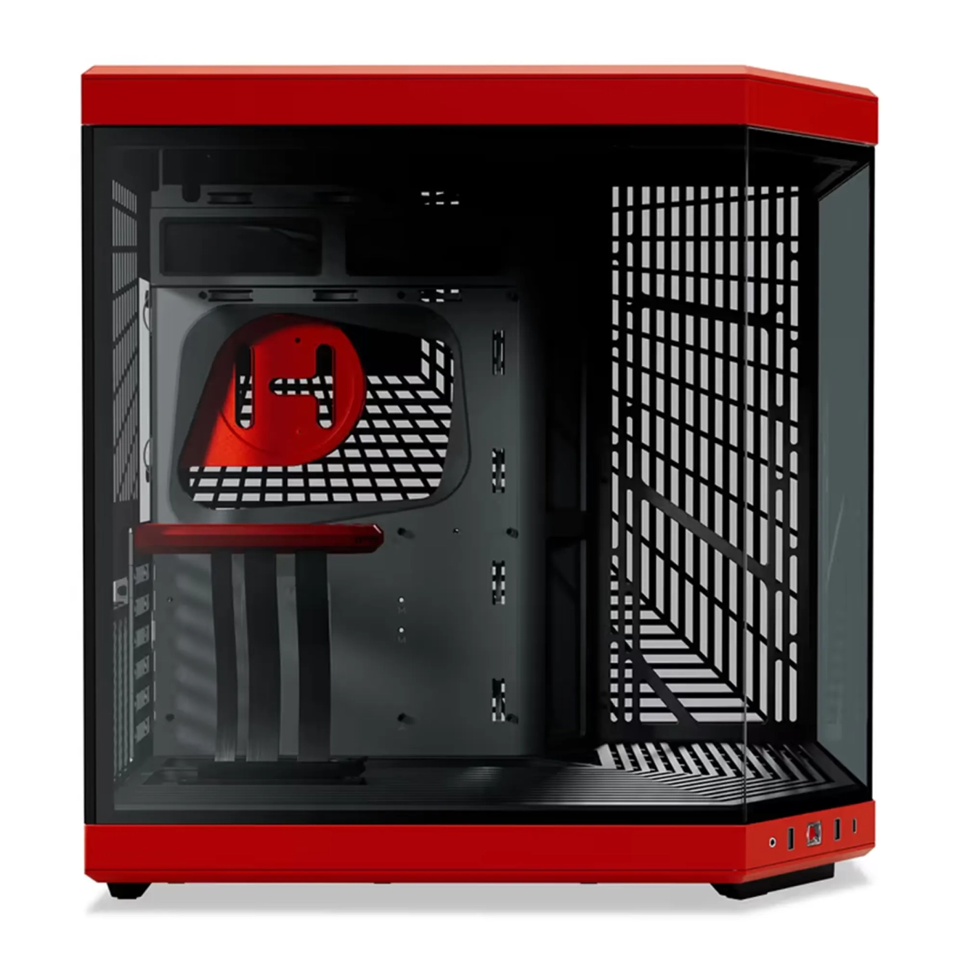 Купити Корпус Hyte Y70 Black-Red Mid-Tower E-ATX with PCIE 4.0 cable (CS-HYTE-Y70-BR) - фото 3