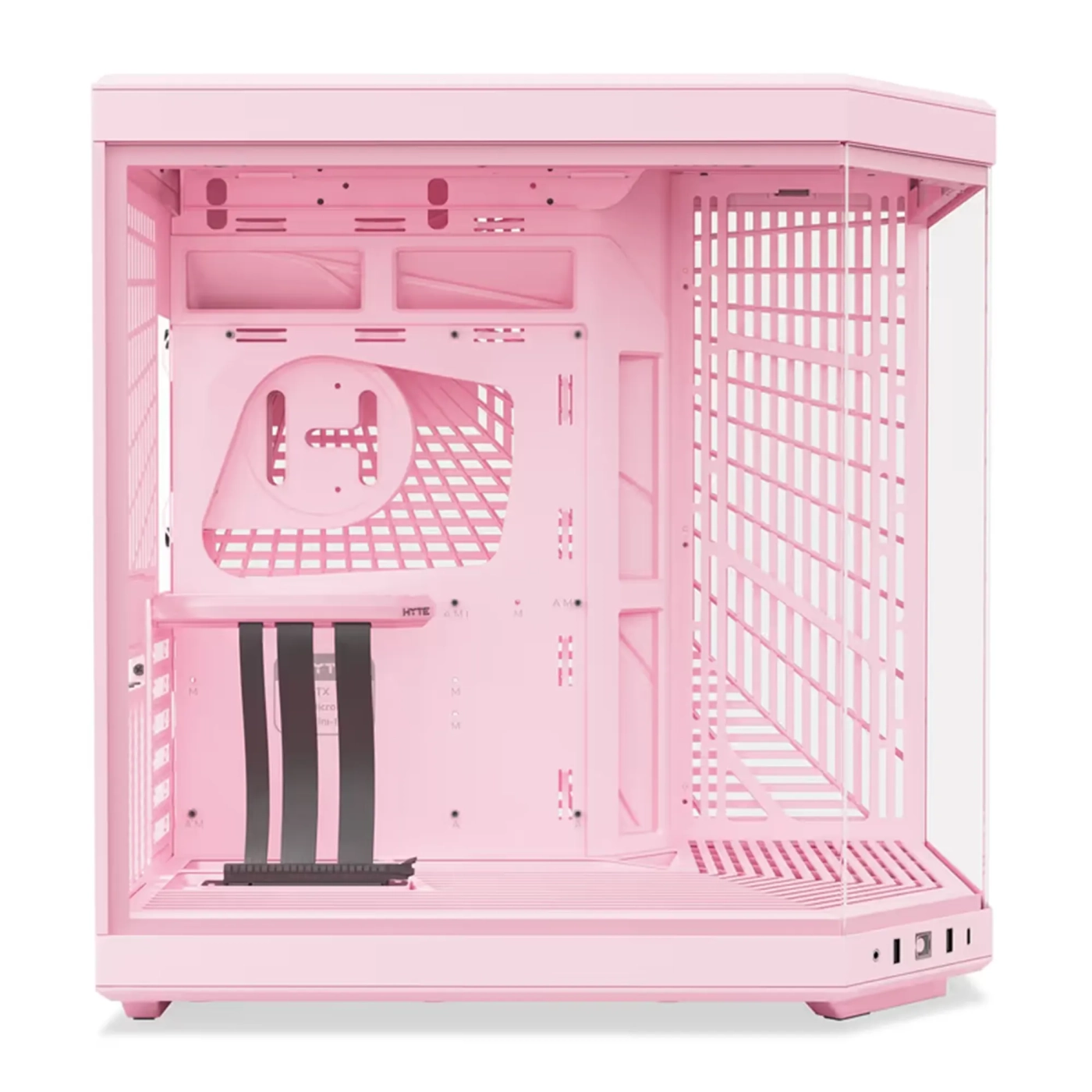 Купить Корпус Hyte Y70 Strawberry Milk Mid-Tower E-ATX with PCIE 4.0 cable (CS-HYTE-Y70-SM) - фото 3