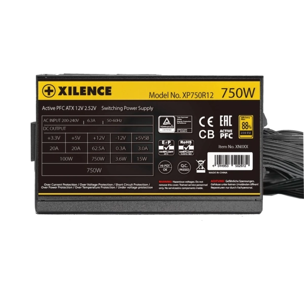 Купити Блок живлення Xilence XP750R12.ARGB Gaming Gold Series 750W - фото 6