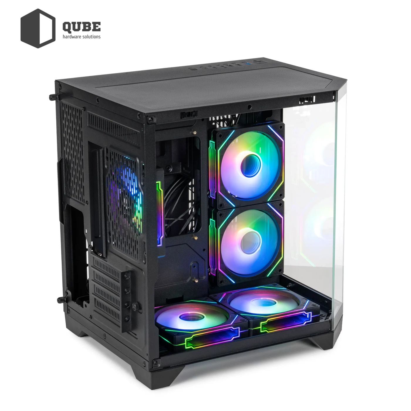 Купить Корпус QUBE CRYSTAL ARGB Black (CRYSTAL_GBNU3) - фото 9