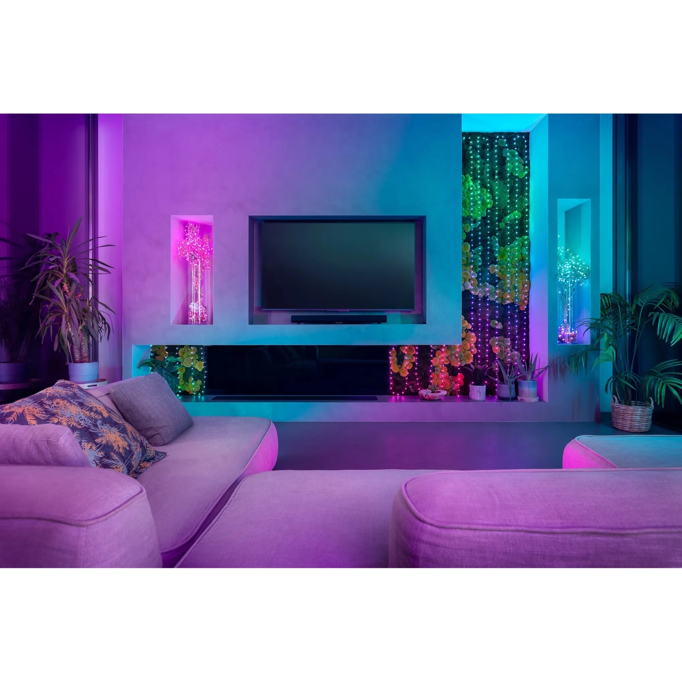 Купити Розумна LED гірлянда Twinkly Candies Pearls RGB 200LED 12m Green (TWKP200RGB-G) - фото 5