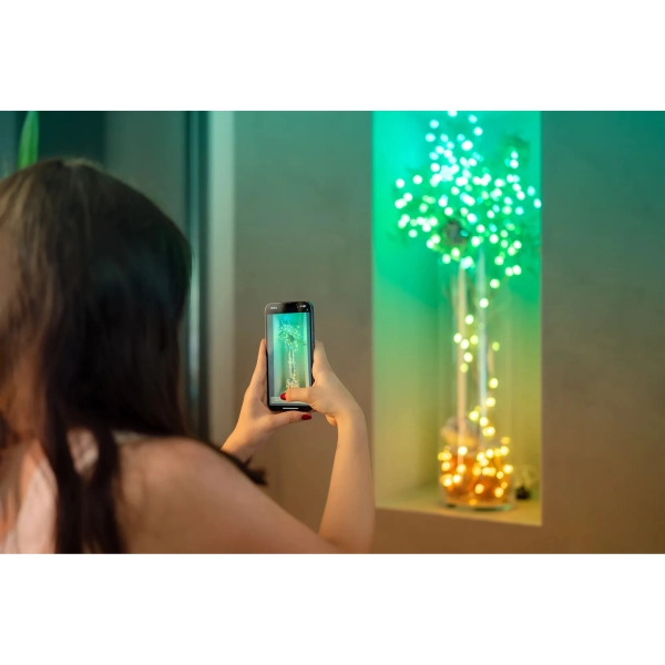 Купити Розумна LED гірлянда Twinkly Candies Pearls RGB 200LED 12m Green (TWKP200RGB-G) - фото 10