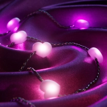 Купить Умная LED гирлянда Twinkly Candies Heart RGB 100LED 6m Clear (TWKH100RGB-T) - фото 2