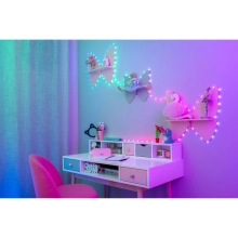 Купить Умная LED гирлянда Twinkly Candies Heart RGB 100LED 6m Clear (TWKH100RGB-T) - фото 4