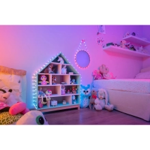 Купить Умная LED гирлянда Twinkly Candies Heart RGB 100LED 6m Clear (TWKH100RGB-T) - фото 6