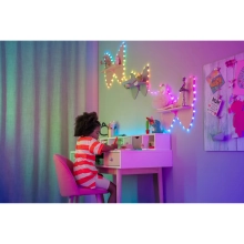 Купить Умная LED гирлянда Twinkly Candies Heart RGB 100LED 6m Clear (TWKH100RGB-T) - фото 8