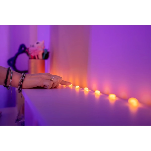 Купить Умная LED гирлянда Twinkly Candies Heart RGB 100LED 6m Clear (TWKH100RGB-T) - фото 11
