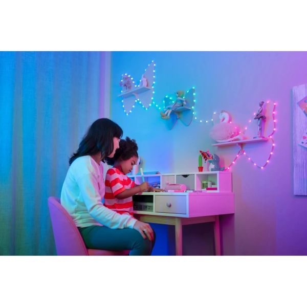 Купить Умная LED гирлянда Twinkly Candies Heart RGB 100LED 6m Clear (TWKH100RGB-T) - фото 12