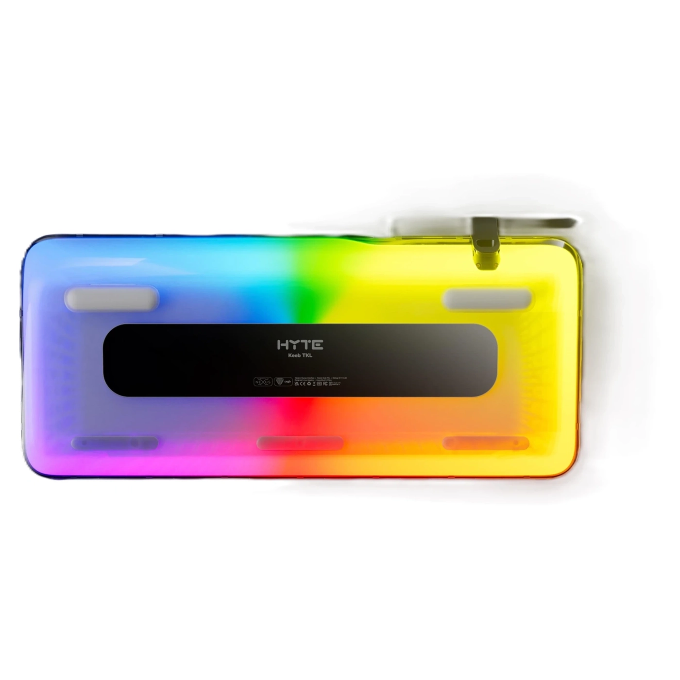 Купити Клавіатура Hyte KEEB TKL RGB Plexi Eng Hot Swap (KB-HYTE-KEEB) - фото 3