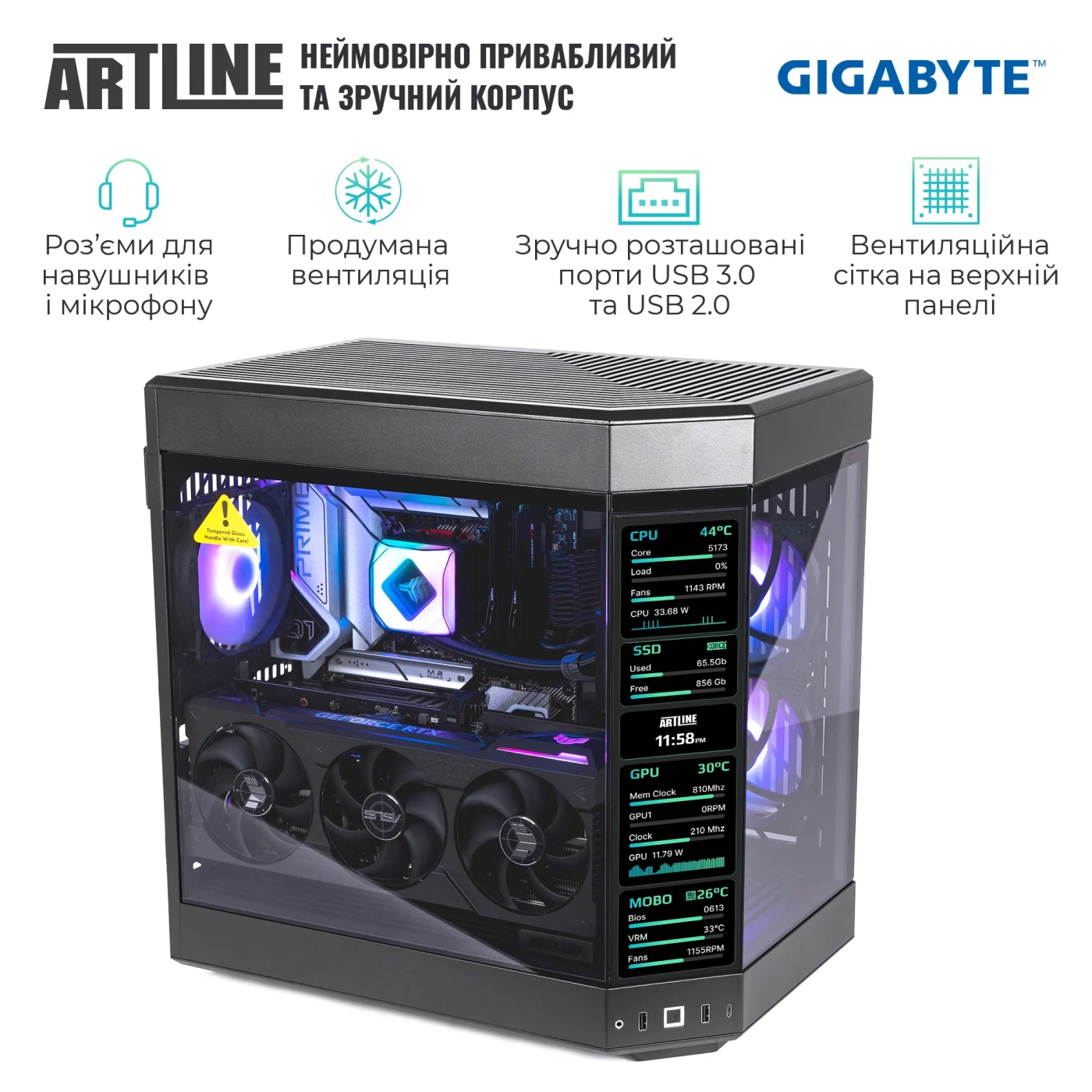 Купити Комп'ютер ARTLINE Gaming Y60 Windows 11 Home (Y60v43Win) - фото 5