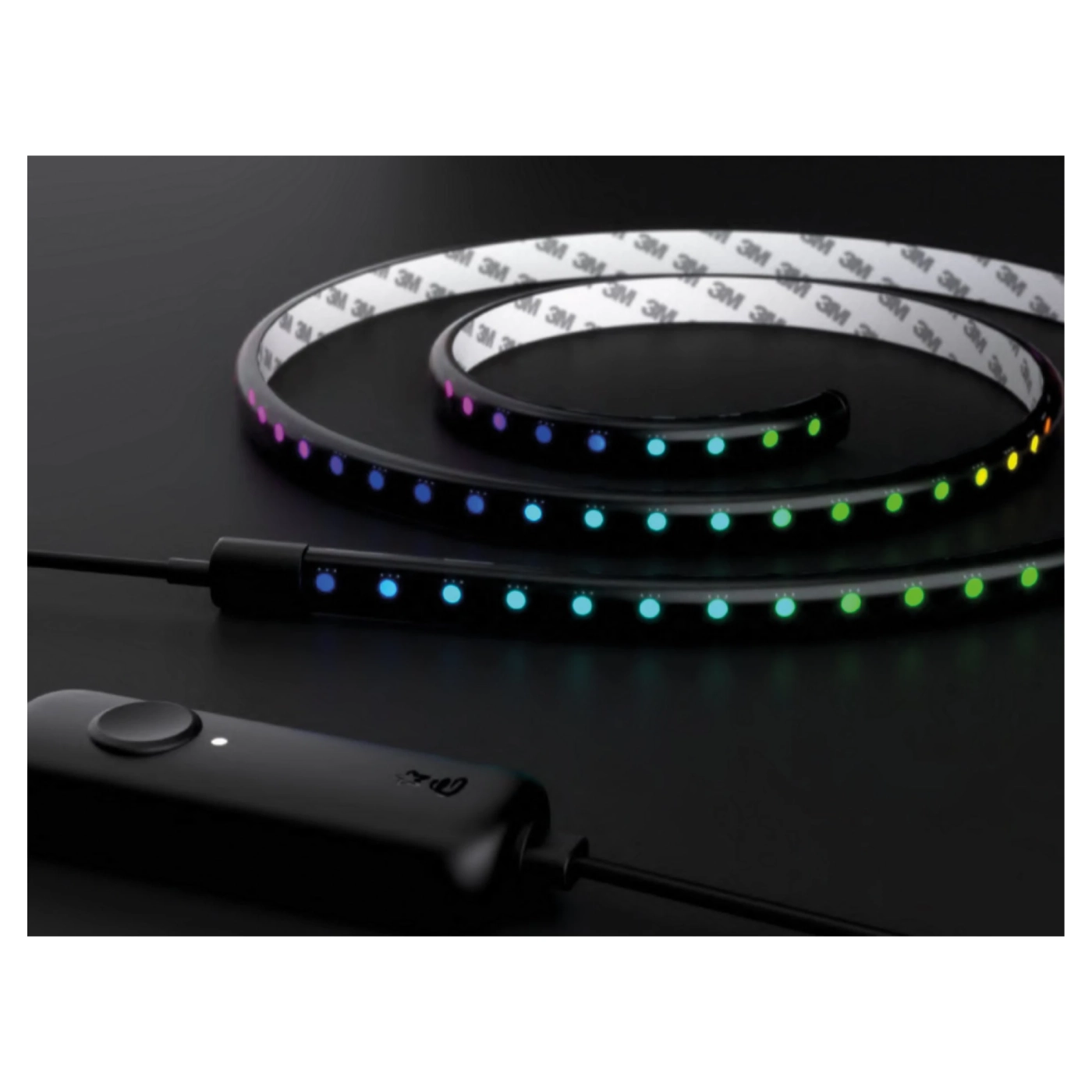 Купити Розумна LED Twinkly Line RGB, підсвічування плюс 1,5 м, Gen II, IP20, чорний кабель (TWL100ADP-B) - фото 2