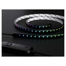 Купити Розумна LED Twinkly Line RGB, підсвічування плюс 1,5 м, Gen II, IP20, чорний кабель (TWL100ADP-B) - фото 2