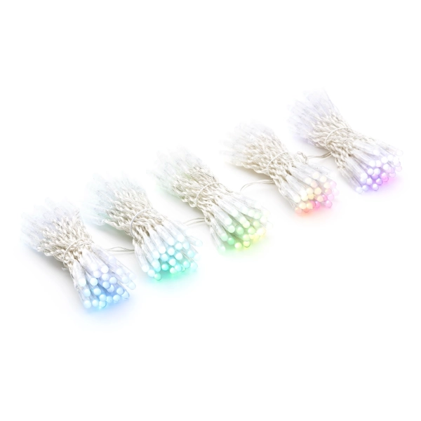 Купити Розумна LED Гірлянда Twinkly Pro Curtain RGB 250, AWG22, IP65, прозорий (TWP-CU-CA-05X50STP-T) - фото 1