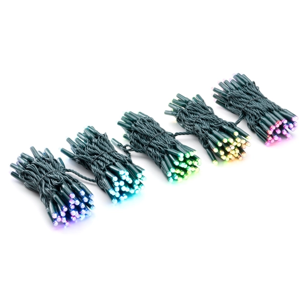 Купити Розумна LED Гірлянда Twinkly Pro Curtain RGBW 250, AWG22, IP65, зелений (TWP-CU-CA-05X50SPP-G) - фото 1