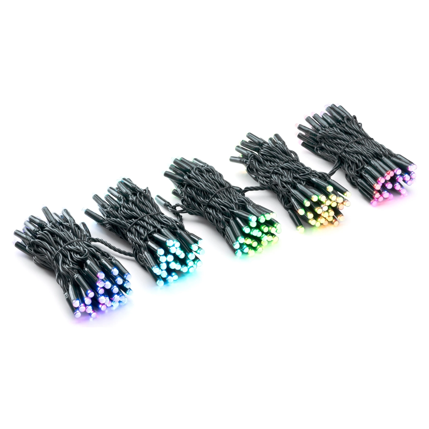 Купити Розумна LED Гірлянда Twinkly Pro Curtain RGBW 250, AWG22, IP65, чорний (TWP-CU-CA-05X50SPP-B) - фото 1