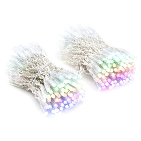 Купити Розумна LED Гірлянда Twinkly Pro Strings RGB 250, подвійна лінія, AWG22, IP65, чорний (TWP-S-CA-2X125STP-B) - фото 1