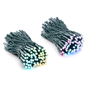 Купить Умная LED Гирлянда Twinkly Pro Strings RGBW 250, одна линия, IP65, AWG22 PVC Rubber зеленый (TW-PLC-S-CA-1X250SPP-GR) - фото 1