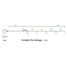 Купить Умная LED Гирлянда Twinkly Pro Strings RGBW 250, одна линия, IP65, AWG22 PVC Rubber зеленый (TW-PLC-S-CA-1X250SPP-GR) - фото 5
