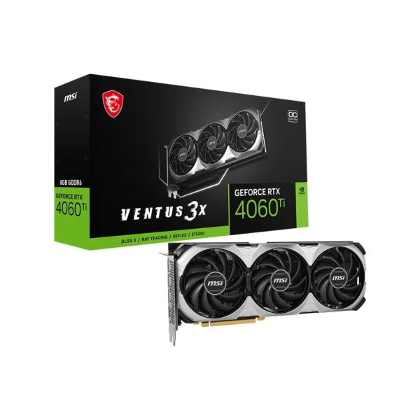 Купить Видеокарта MSI Nvidia GeForce RTX 4060 Ti VENTUS 3X E 8G OC - фото 5